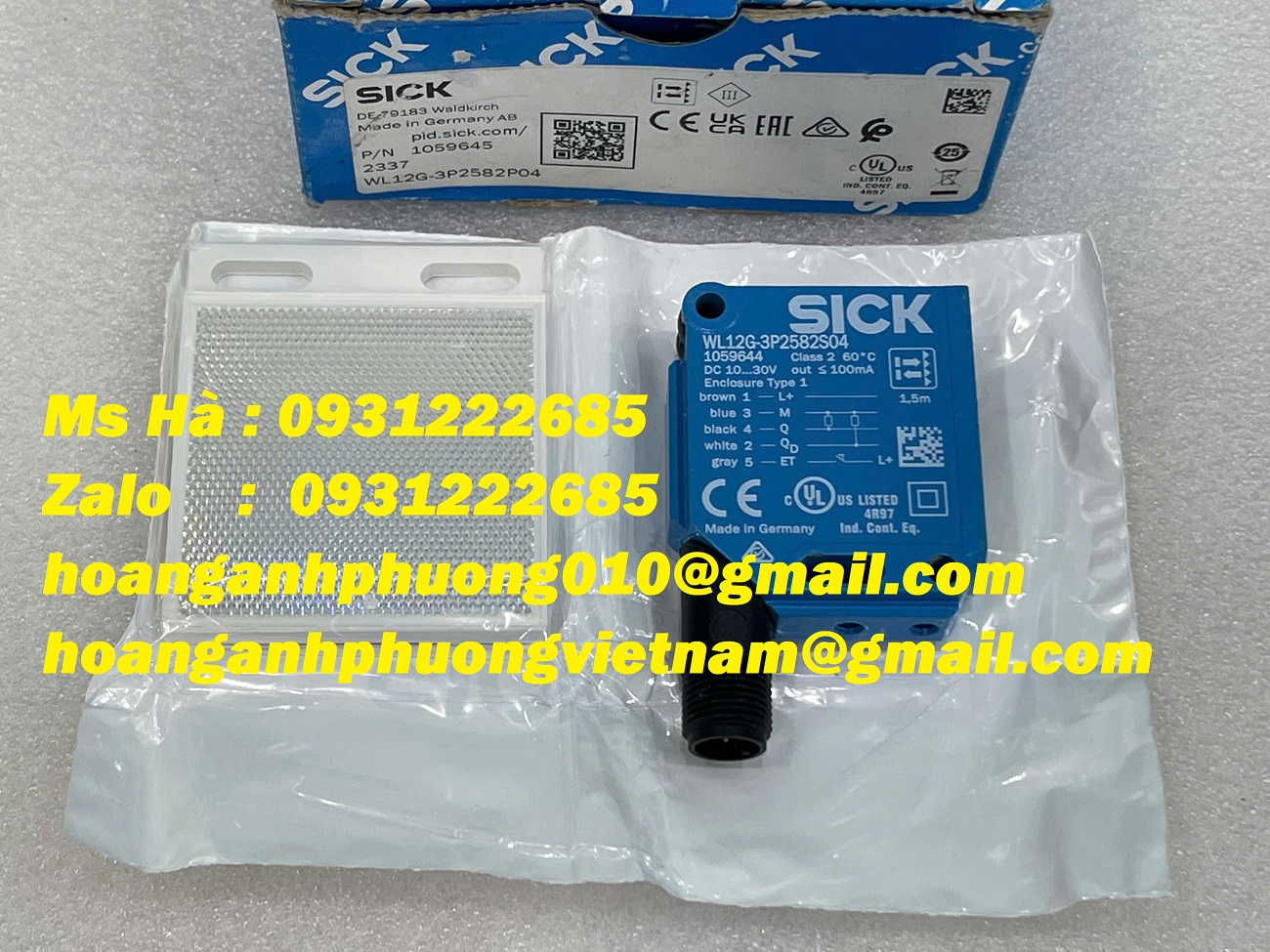 Cảm biến phát hiện vật thể chính xác - Sick WL12G-3P2582P04